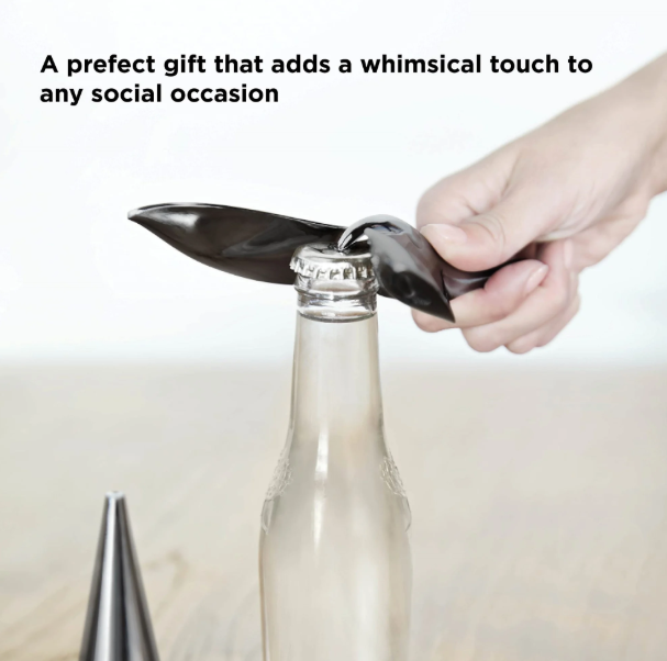 Bird wine opener