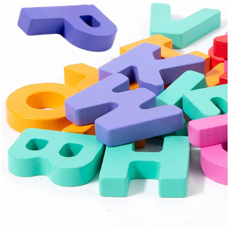 🔠🔥Wooden Alphabet Animal Matching Toy – 26-Piece Letter Recognition Learning Set For Toddlers