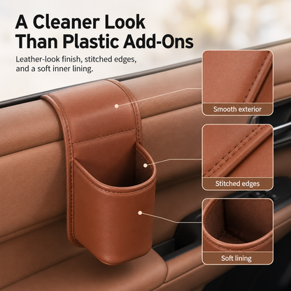 🥤 Car Door Cup Holder & Multi-Purpose Storage Pocket