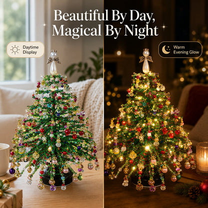 🎄 DIY Beaded Christmas Tree Kit –  🎅Create Your Own Sparkling Holiday Decoration