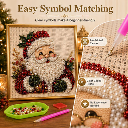 🎨💎DIY Christmas Pearl Diamond Painting Art Kit