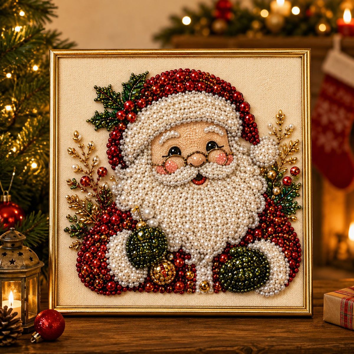 🎨💎DIY Christmas Pearl Diamond Painting Art Kit