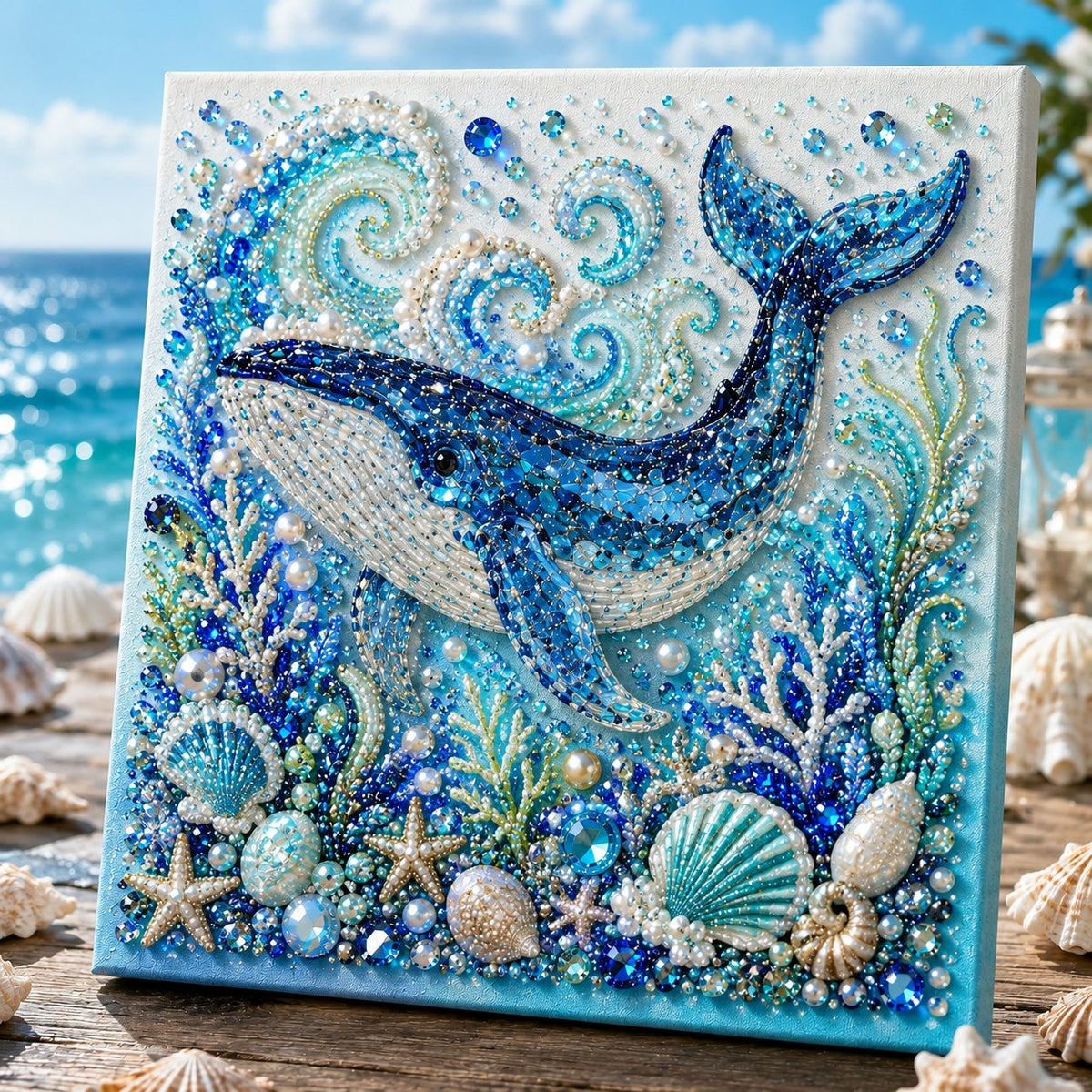 🌊 Ocean Theme Pearl Art DIY Kit