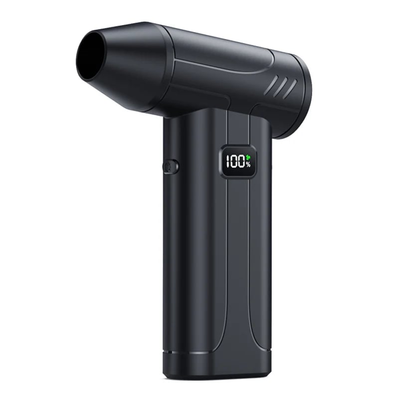 100,000 RPM Rechargeable Cordless Air Duster With LED Light & Battery Display