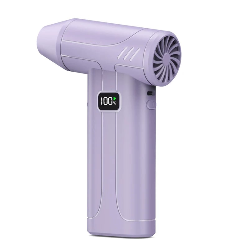 100,000 RPM Rechargeable Cordless Air Duster With LED Light & Battery Display